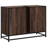Bathroom Sink Cabinet Brown Oak 80x33x60 cm Engineered Wood 849293