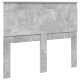 Headboard with Headboard Concrete Grey 135 cm Engineered Wood 887460