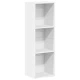 Book Cabinet/TV Cabinet White 36x30x114 cm Engineered Wood 800135