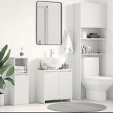 Bathroom Cabinet White 60x33x61 cm Engineered Wood 802642