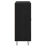 Sideboard Black Oak 69.5 x 34 x 90 cm Engineered Wood and Iron 881599