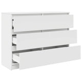 Sideboard White 100x35x76 cm Engineered Wood 3328498