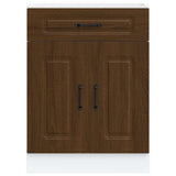 Kitchen Base Cabinet Kalmar Brown Oak Engineered Wood 853494
