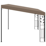 Wall-mounted Gazebo 4x3x2.5 m Taupe 312266