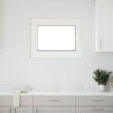 Basement Window "RISOR" 80x50 cm Tilt&Turn DIN Left White 4108309