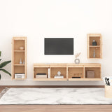 TV Cabinets 4 pcs Solid Wood Pine 3100229