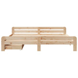 Bed frame without Mattress 200x200 cm Solid Wood Pine 3309026