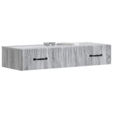 Wall-Mounted Side Table Grey Sonoma 87.5 x 34.5 x 17 cm 899011