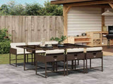 Garden Dining Set Brown, Cream White 3211269