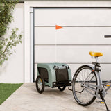 Pet Bike Trailer Grey and Black Oxford Fabric and Iron 94000