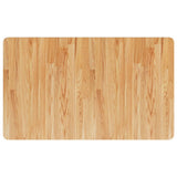 Basin Shelf Wall Mounted Steel and Solid Wood Oak 3302481