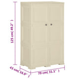 Cabinet Angora White Wood Design Plastic Medium Cabinet 340592