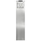 Solar LED Pathway Light 2 pcs Silver Galvanized 879735