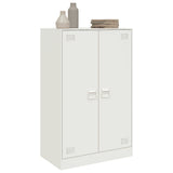 Sideboard White 67x39x107 cm Steel 841666
