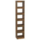 Book Cabinet/Room Divider Smoked Oak 40x30x198 cm 813596