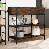 Kitchen Trolley Brown Oak 105x42x95 cm Engineered Wood 842380