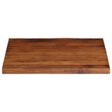 Table Top 70x70x3.8 cm Square Solid Wood Reclaimed 371268