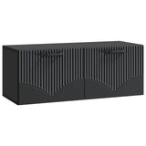 Wall-Mounted TV Cabinet Black 78.5 x 31 x 30 cm Engineered Wood 899056