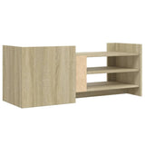 TV Cabinet Sonoma Oak 100x35x40 cm Engineered Wood 848376