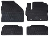 Car Mat 4 pcs Black suitable for Toyota YARIS 2020- Rubber 42029084