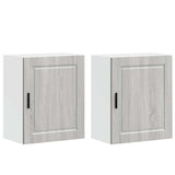 Kitchen Wall Cabinets 2 pcs Porto Grey Sonoma Engineered Wood 854050