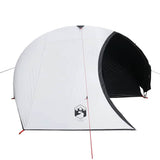 Camping Tent Dome 4-Person White Blackout Fabric Waterproof 94730