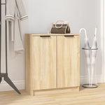 Shoe Cabinet Sonoma Oak 59x35x70 cm Engineered Wood 811424