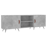 TV Cabinet Concrete Grey 150x30x50 cm Engineered Wood 829072