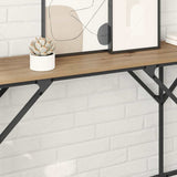 Console Table Artisan Oak 180 x 30 x 75 cm Engineered Wood 882879