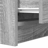 Bedside Cabinets with 2 Drawers 2 pcs Grey Sonoma 38x34x80 cm 861366