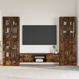 TV Cabinet Set FLORIN 3 pcs Smoked Oak Engineered Wood 3398009
