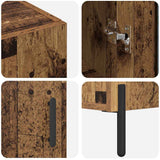 Highboard Old Wood 69.5 x 34 x 180 cm Engineered Wood 3415809
