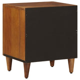 Bedside Cabinet 2 pcs Brown 40 x 33 x 46 cm Solid Mango Wood 4018221