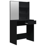 Dressing Table Set Black 74.5x40x141 cm 3114140
