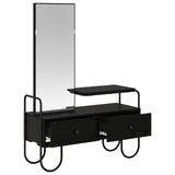 Dressing Table Black Oak 100 x 36.5 x 136 cm Engineered Wood 8007683