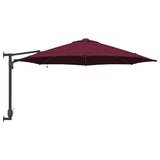 Garden Parasol Manual Bordeaux Red 248 x 248 x 148 cm 42003247