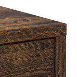Sideboard with Drawers and Doors Smoked Oak 70.5x34x74.5 cm 861845