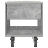 Bedside Table 2 pcs Concrete Grey 40.5 x 40 x 48 cm 891063