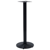 Bistro Table Leg Black 43x107 cm Cast Iron 325427