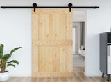 Door NARVIK Natural 100 x 210 cm Solid Pine Wood 42047093