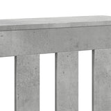 Radiator Cover Concrete Grey 149x20x82 cm Engineered Wood 852747