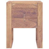 Bedside Cabinet 40x30x50 cm Solid Teak Wood 287894