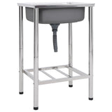 Camping Sink Single Basin Stainless Steel 151210