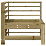 Garden Corner Sofas 2 pcs Impregnated Wood Pine 825638