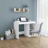 801796 Desk White 100x50x76 cm Engineered Wood