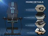 Foldable Weight Bench, Adjustable Strength Training Sit Up Ab Bench, Incline/Decline, Blue T3398P425049