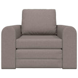 Sofa Bed Taupe 98 x 71 x 83 cm Fabric 4106660