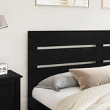 Headboard Black Oak 100 cm Engineered Wood 887514
