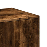 Apothecary Cabinet Smoked Oak 40x41x174.5 cm Engineered Wood 3309649