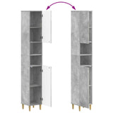 2 Piece Bathroom Cabinet Set ARNHEM Concrete Grey 3417525